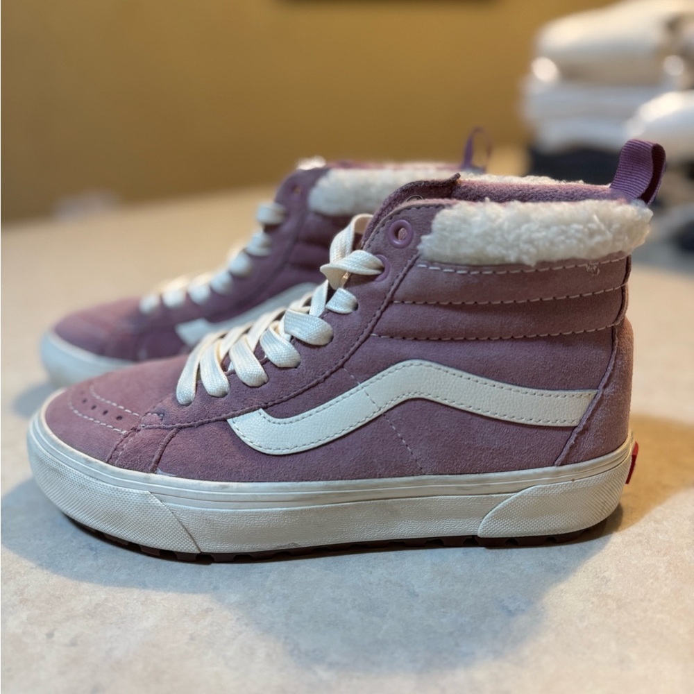 Vans Light Pink High-Top Sneakers
